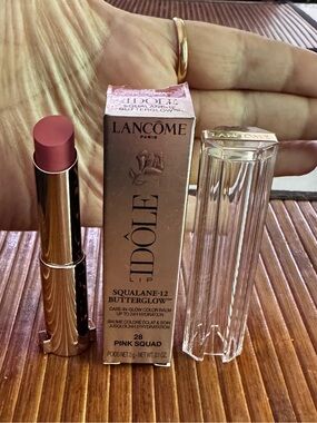 Lancome 'Idôle Squalane-12 Butterglow Lipstick - shade 28 Pink Squad